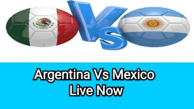 Argentina Vs Mexico live now